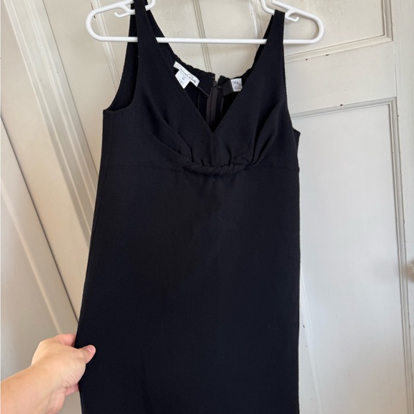 Oscar De La Renta Saks Fifth Avenue black wool dress size 10 - Picture 6 of 10